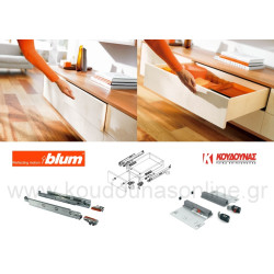 Οδηγός BLUM tandem 560H tip-on τηλεσκοπικός 55cm