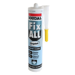 Σιλικόνη κόλλα Soudal FixAll Crystal Clear 290ml