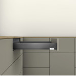 Συρτάρι BLUM MERIVOBOX N 68,5 mm 50 cm 40 kg Ανθρακί (Orion Grey)