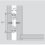 Τηλεσκοπικός οδηγός DTC push open 45cm