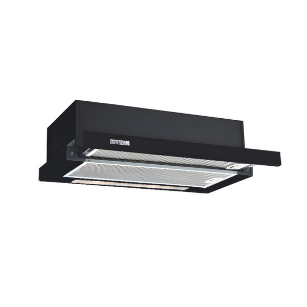 Απορροφητήρας GEMAN 2405-60A Συρόμενος 60 cm – Μαύρος