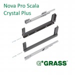 Συρτάρι με φρένο Nova Pro Scala CrystalPlus GRASS 500 mm 70kg
