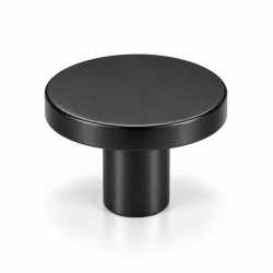 Πόμολο Επίπλου 6090 Ø34mm – Μαύρο Ματ
