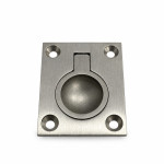 Χούφτα Κλουκ Χωνευτή με Κρίκο 50x40 mm Inox Χούφτα Κλουκ Χωνευτή με Κρίκο 50x40 mm Inox