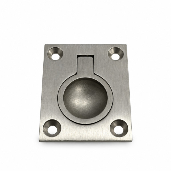 Χούφτα Κλουκ Χωνευτή με Κρίκο 50x40 mm Inox Χούφτα Κλουκ Χωνευτή με Κρίκο 50x40 mm Inox