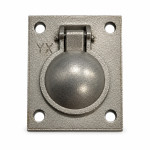 Χούφτα Κλουκ Χωνευτή με Κρίκο 50x40 mm Inox Χούφτα Κλουκ Χωνευτή με Κρίκο 50x40 mm Inox