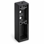 Στήριγμα για ορθογώνια σωλήνα 30×12 mm Μαύρο Ματ F25 – Τύπος Α Στήριγμα για ορθογώνια σωλήνα 30×12 mm Μαύρο Ματ F25 – Τύπος Α