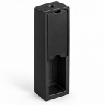 Στήριγμα για ορθογώνια σωλήνα 30×12 mm Μαύρο Ματ F25 – Τύπος Α Στήριγμα για ορθογώνια σωλήνα 30×12 mm Μαύρο Ματ F25 – Τύπος Α