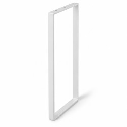 Πόδι Τραπεζιού 965 Ατσάλινο Λευκό Σαγρέ 800x300 mm