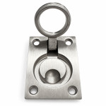 Χούφτα Κλουκ Χωνευτή με Κρίκο 65x46 mm SS304 Χούφτα Κλουκ Χωνευτή με Κρίκο 65x46 mm SS304