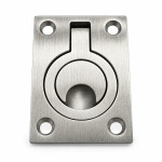 Χούφτα Κλουκ Χωνευτή με Κρίκο 65x46 mm SS304 Χούφτα Κλουκ Χωνευτή με Κρίκο 65x46 mm SS304