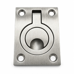 Χούφτα Κλουκ Χωνευτή με Κρίκο 65x46 mm SS304