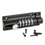 Σύρτης με Κλειδαριά Συνδυασμού 5 Ψηφίων 132x50 mm Μαύρος Σύρτης με Κλειδαριά Συνδυασμού 5 Ψηφίων 132x50 mm Μαύρος
