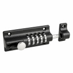 Σύρτης με Κλειδαριά Συνδυασμού 5 Ψηφίων 132x50 mm Μαύρος Σύρτης με Κλειδαριά Συνδυασμού 5 Ψηφίων 132x50 mm Μαύρος