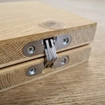 Μεντεσές χτένι 59,3x12,4mm inox ματ