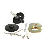 Κλείστρο λουτρού Ανοξείδωτο "Pop" μαύρο ματ