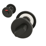 Κλείστρο λουτρού Ανοξείδωτο με ένδειξη "Pop" μαύρο ματ