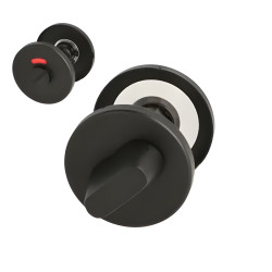 Κλείστρο λουτρού Ανοξείδωτο με ένδειξη "Pop" μαύρο ματ