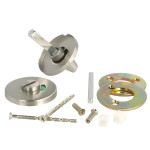 Κλείστρο λουτρού Ανοξείδωτο με ένδειξη "Pop" νίκελ ματ