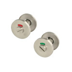 Κλείστρο λουτρού Ανοξείδωτο με ένδειξη "Pop" νίκελ ματ