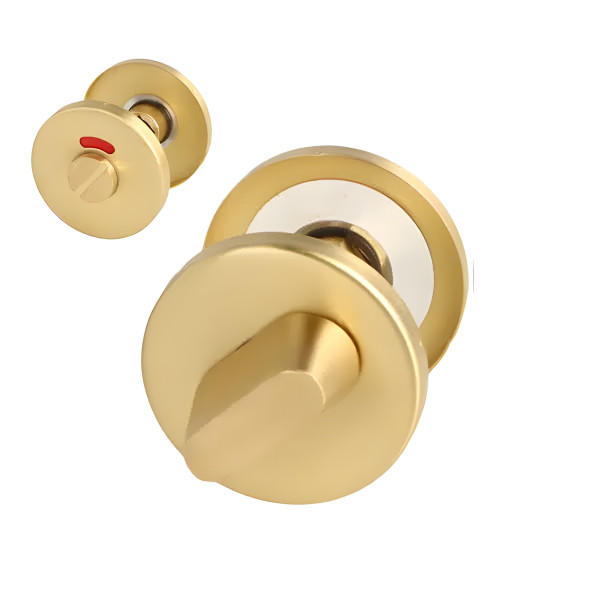 Κλείστρο λουτρού Ανοξείδωτο με ένδειξη "Pop" χρυσό ματ