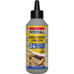 Κόλλα ξύλου πολυουρεθάνης Soudal D4/66A αδιάβροχη 750gr