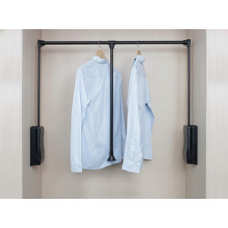 Ασανσέρ ντουλάπας eco 83-115 μαύρο